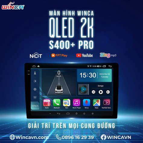 Màn Hình DVD Android Ô Tô Winca S400+ QLED 2K