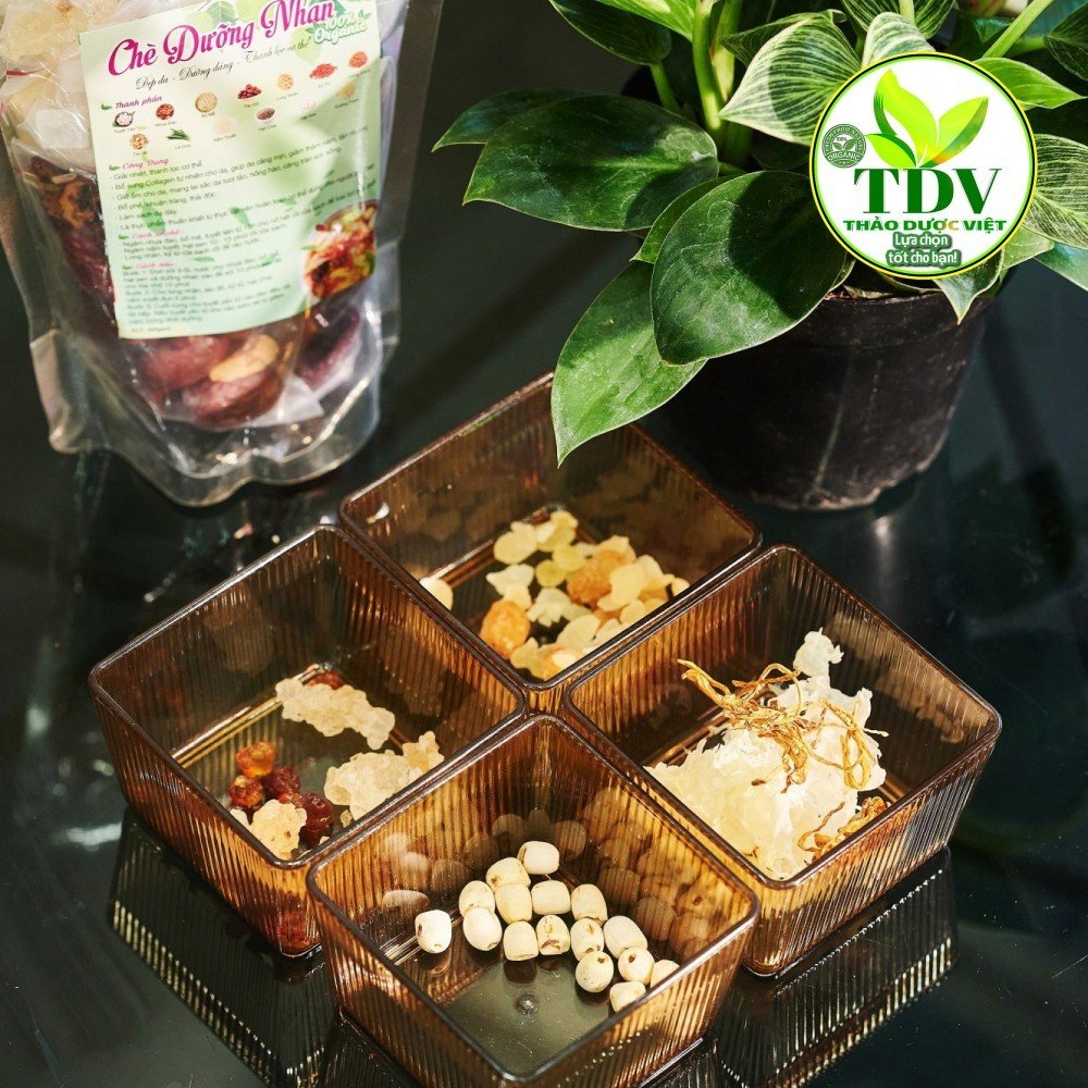 Combo 5 gói Trà Dưỡng Nhan 5 Vị (Gồm: 25g Hoa Cúc; 35g Nụ Hoa Hồng; 50g Long Nhãn; 50g Kỷ Tử; 70g Táo Đỏ)