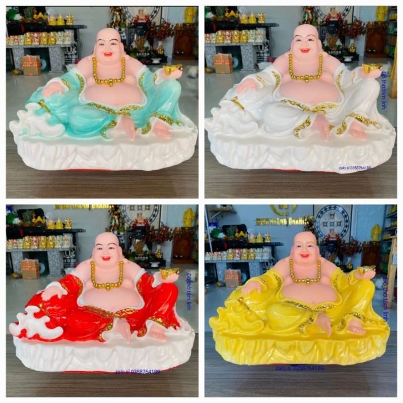 Tượng Phật Di Lạc cao 30cm,ngang 30cm 12inch