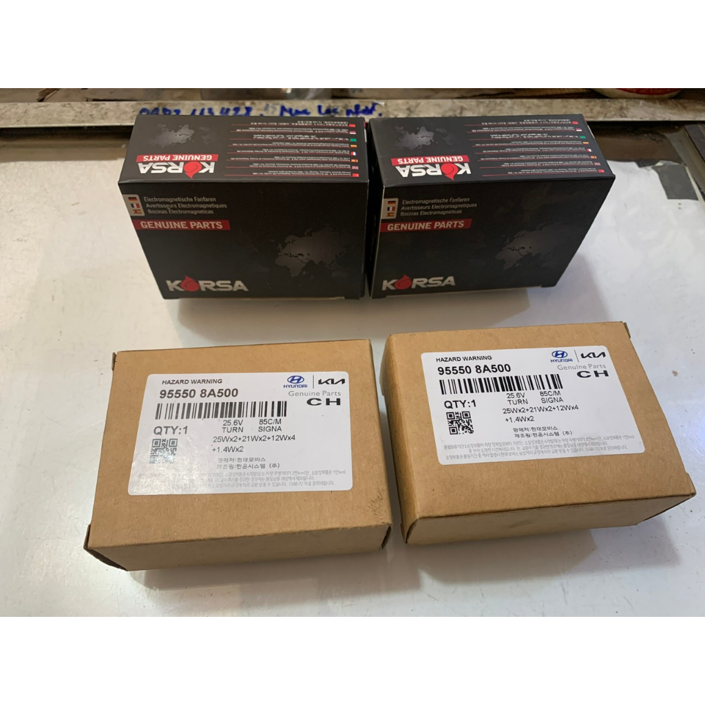 Cục Chớp Xi Nhan, Rơle  Nháy đèn Xi Nhan Xe Tải Hyundai 5T - 8 Tấn HD88, HD120S, HD170, Hyundai Migghty EX8...Loạ