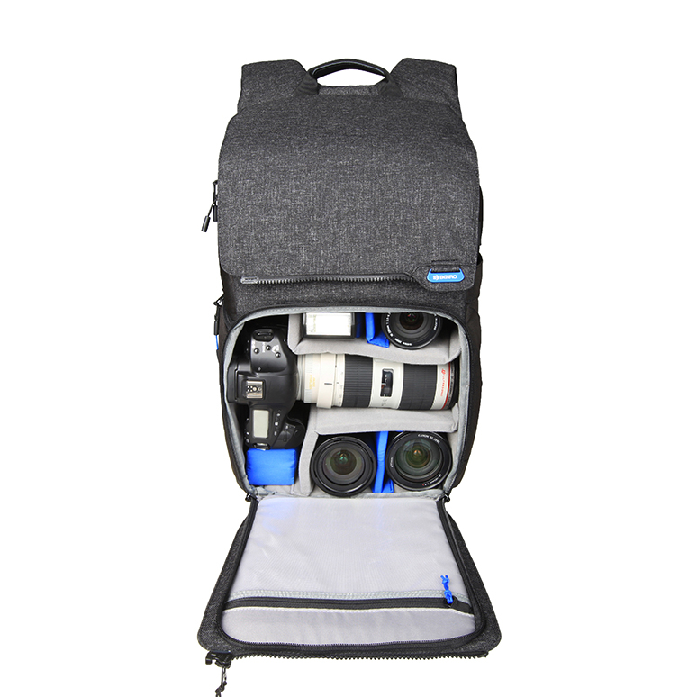 BALO MÁY ẢNH BENRO TRAVELER  - 2 MÀU XÁM-ĐEN