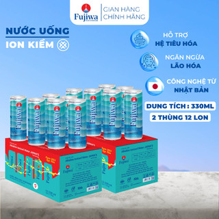 Nước uống ion kiềm cao cấp Fujiwa giàu hydrogen