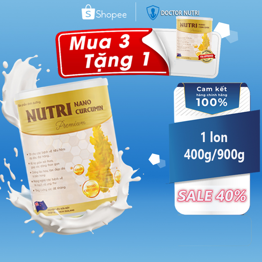 Sữa nghệ Nano Curcumin DOCTOR NUTRI hỗ trợ cải thiện các vấn đề dạ dày