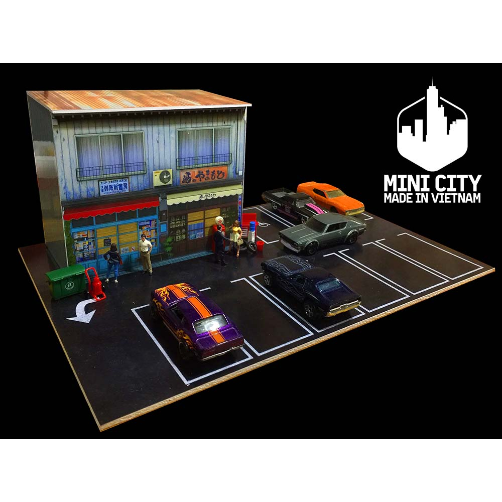 Shophouse nhật bản cho xe 1/64