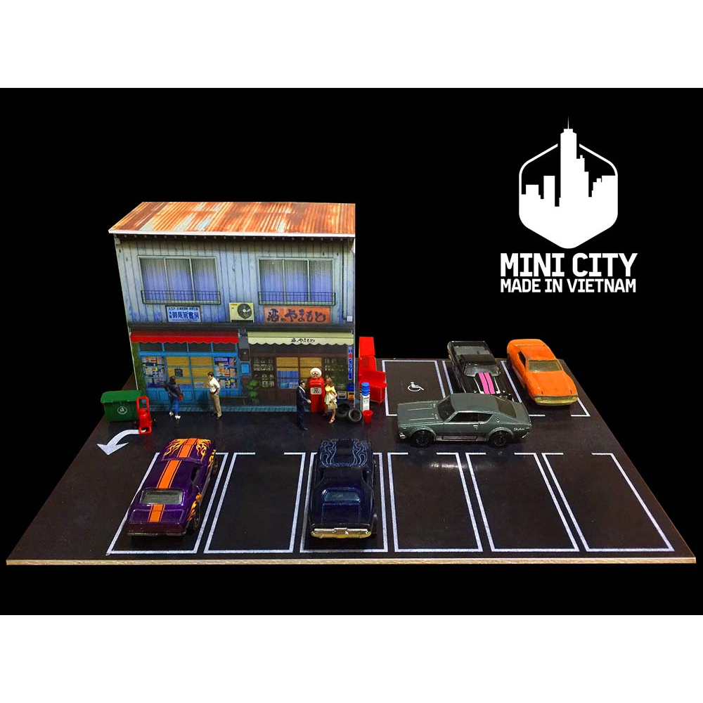 Shophouse nhật bản cho xe 1/64