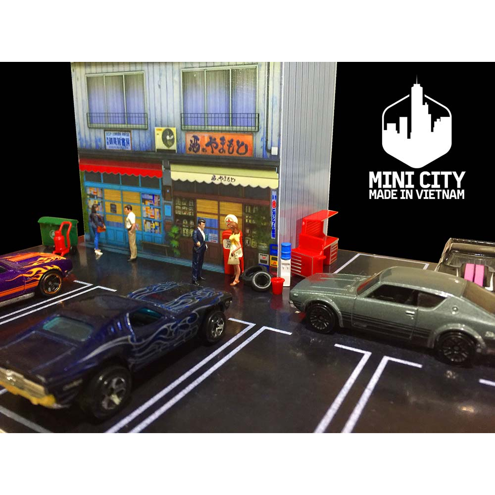 Shophouse nhật bản cho xe 1/64