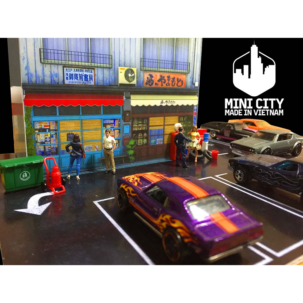 Shophouse nhật bản cho xe 1/64