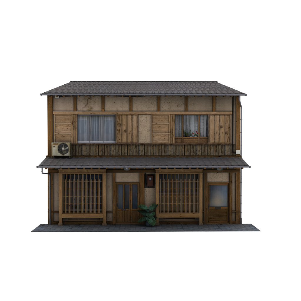 Nhà cho mô hình xe 1/64