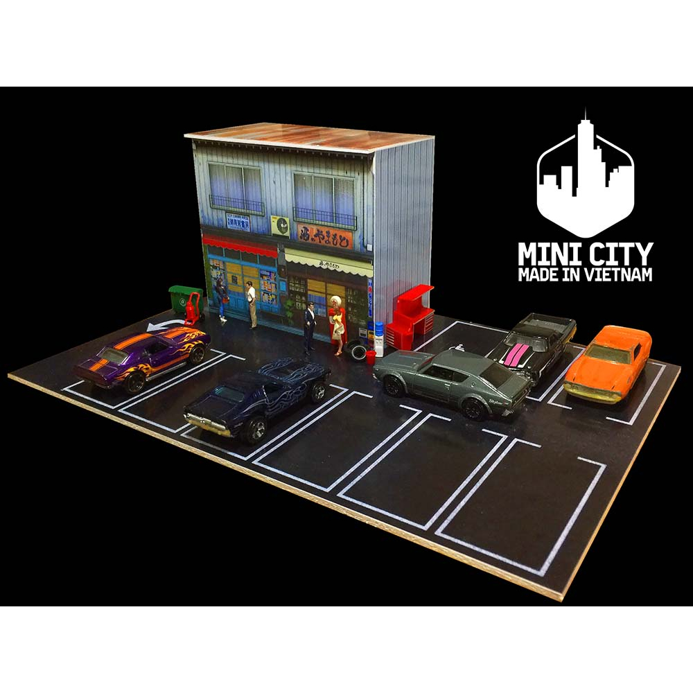 Shophouse nhật bản cho xe 1/64