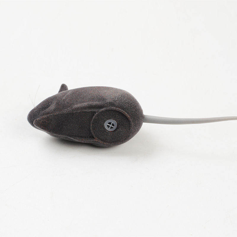 Đồ chơi cho chó mèo hình chuột phát ra tiếng kêu chất liệu nhựa phủ lớp nhung thư giãn chơi đùa đuổi bắt - Medipet