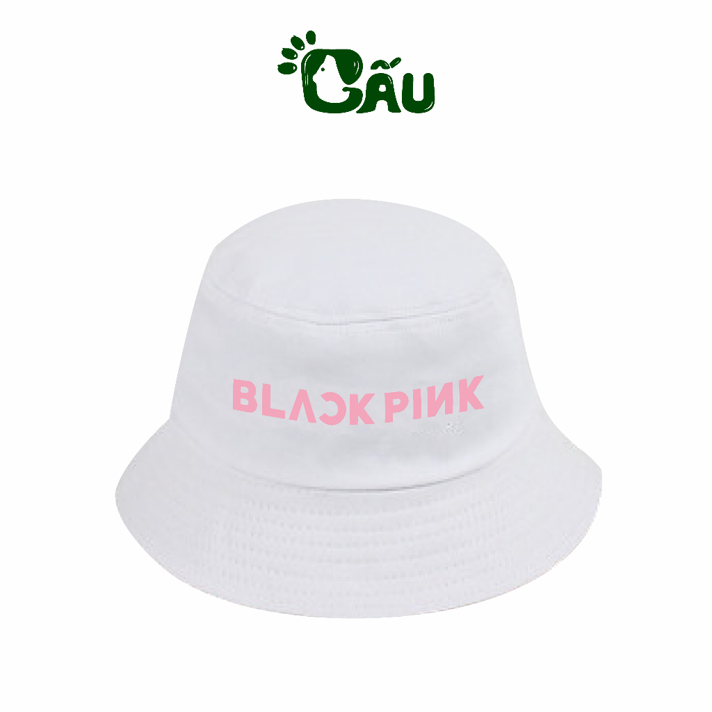 Nón bucket BlackPink Gấu 194 vải kaki mềm mịn, dày dặn - Vành Tròn BlackPink