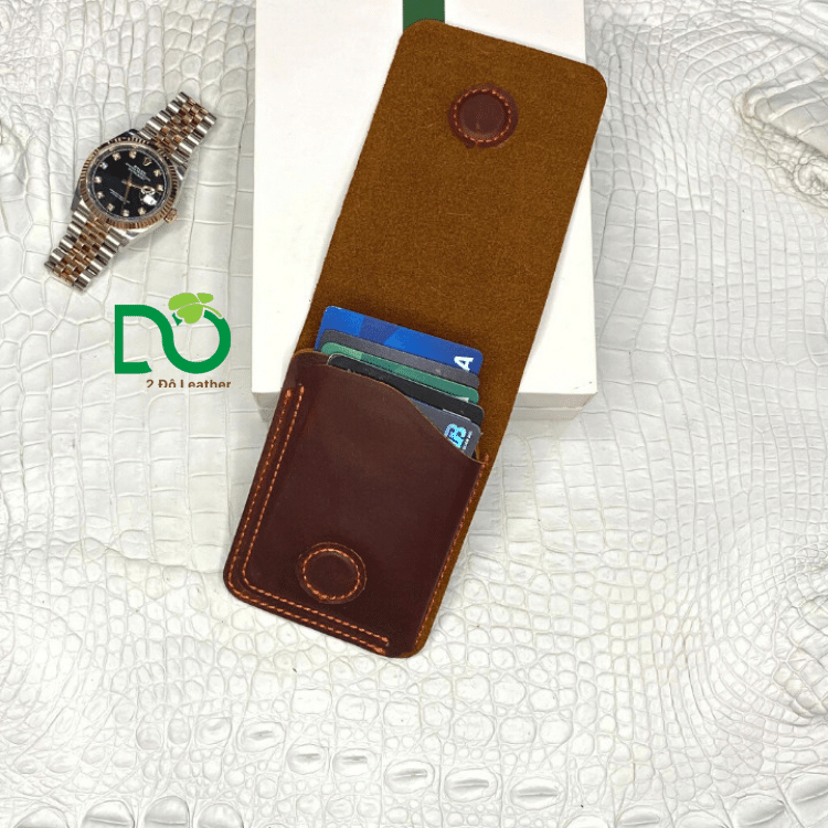 Ví sen da bò Pullup Cao Cấp 2DO LEATHER