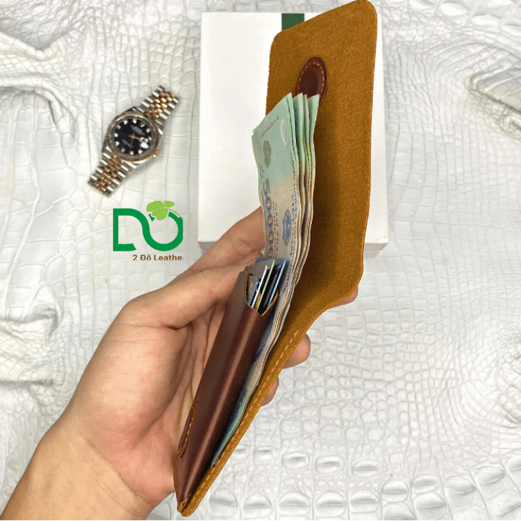 Ví sen da bò Pullup Cao Cấp 2DO LEATHER