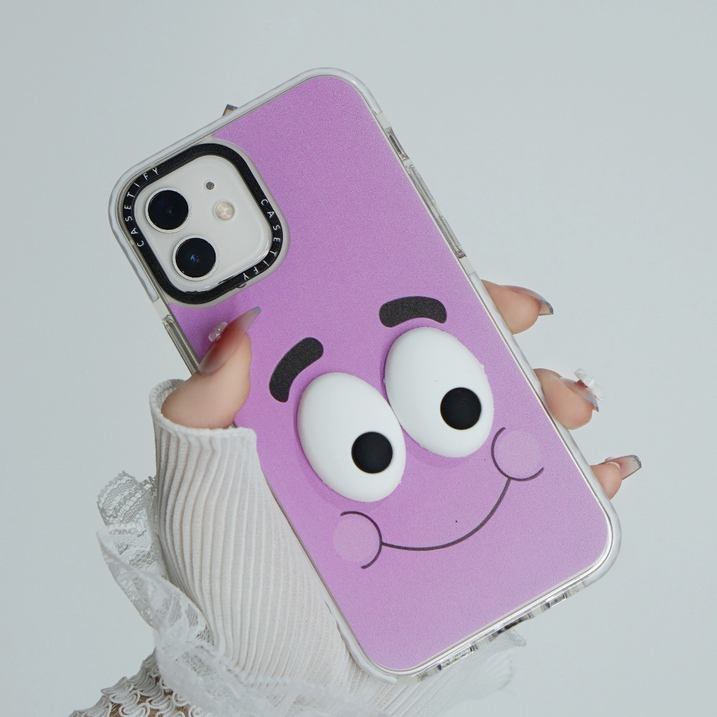 Ốp lưng iPhone chống sốc camera viền đen mặt cười gắn đôi mắt cute 6/6s/7/8/x/xr/xs/11/12/13/14/plus/pro/max - xx2015