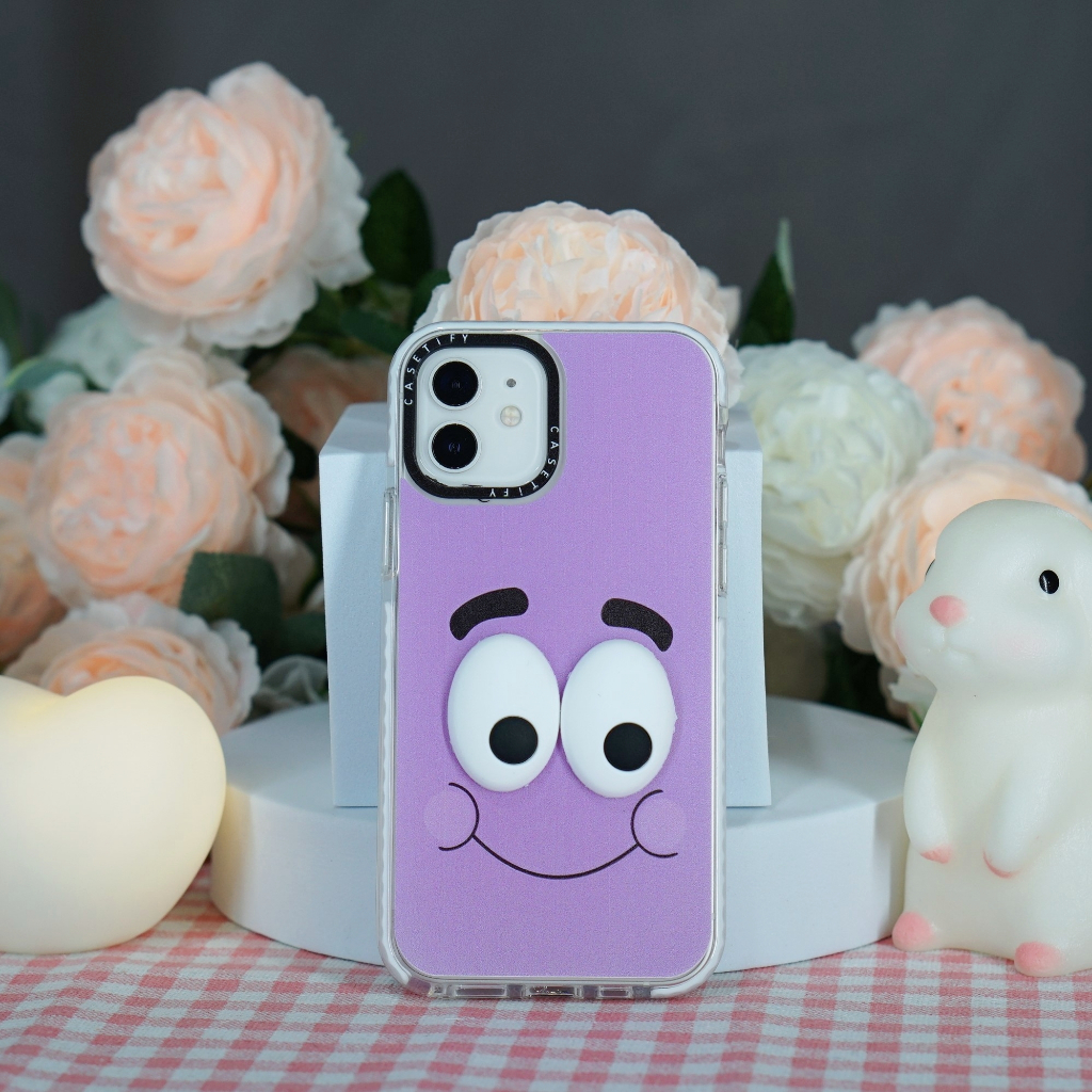 Ốp lưng iPhone chống sốc camera viền đen mặt cười gắn đôi mắt cute 6/6s/7/8/x/xr/xs/11/12/13/14/plus/pro/max - xx2015