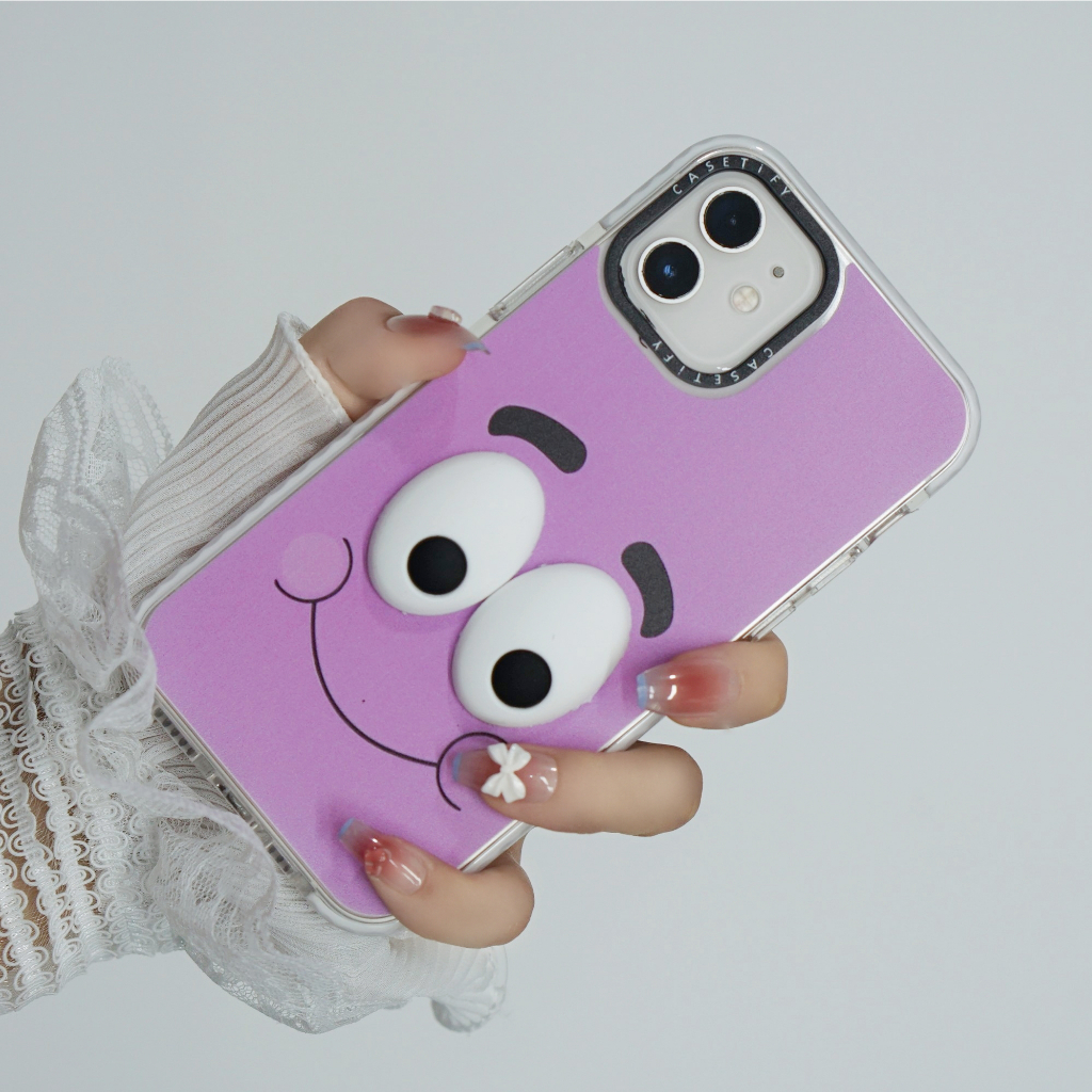 Ốp lưng iPhone chống sốc camera viền đen mặt cười gắn đôi mắt cute 6/6s/7/8/x/xr/xs/11/12/13/14/plus/pro/max - xx2015