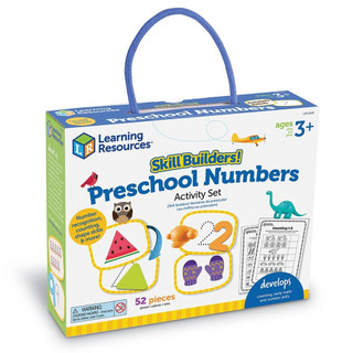  Đồ chơi xây dựng kỹ năng Học số đếm - Skill Builders! Preschool Numbers - Learning Resources