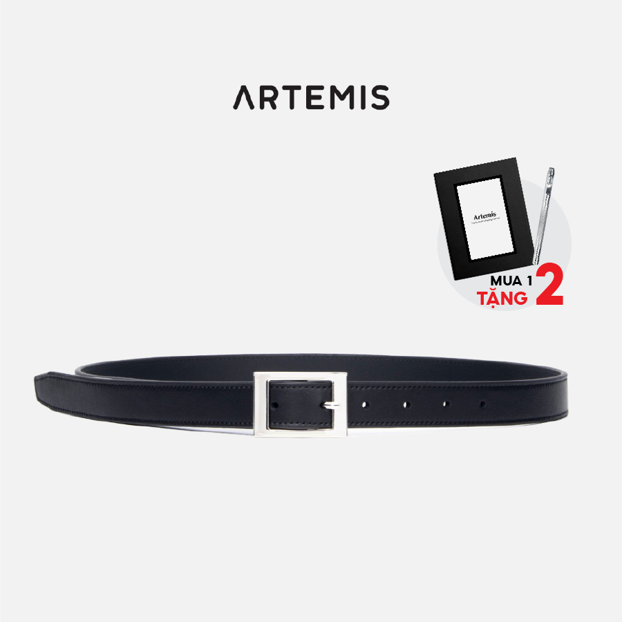 Thắt Lưng DARIUS (Unisex) - Nam Nữ Khóa Lỗ Kim Da Bò Thật Cao Cấp Đẹp Thời Trang Công Sở Đi Làm Học Bản Nhỏ Xịn ARTEMIS
