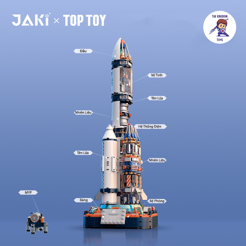 Đồ Chơi Lắp Ráp Mô Hình Phi Thuyền Không Gian Breaking Dawn Jaki Thám Hiểm Vũ Trụ JK8501