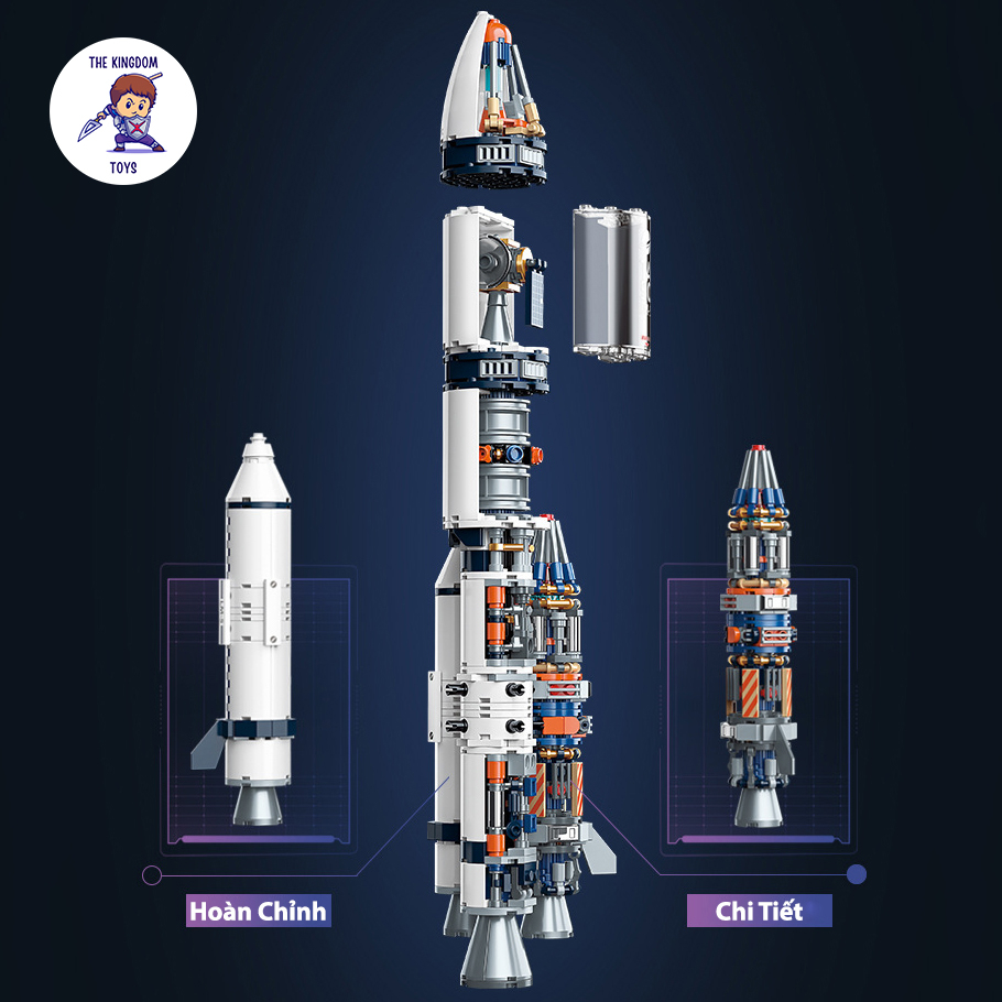 Đồ Chơi Lắp Ráp Mô Hình Phi Thuyền Không Gian Breaking Dawn Jaki Thám Hiểm Vũ Trụ JK8501