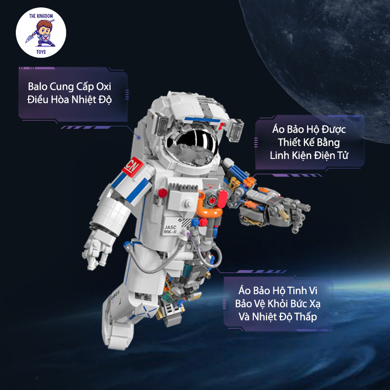 Đồ Chơi Lắp Ráp Mô Hình Phi Thuyền Không Gian Breaking Dawn Jaki Thám Hiểm Vũ Trụ JK8501