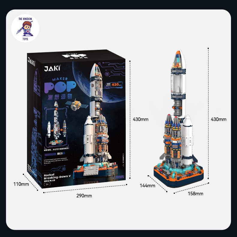 Đồ Chơi Lắp Ráp Mô Hình Phi Thuyền Không Gian Breaking Dawn Jaki Thám Hiểm Vũ Trụ JK8501