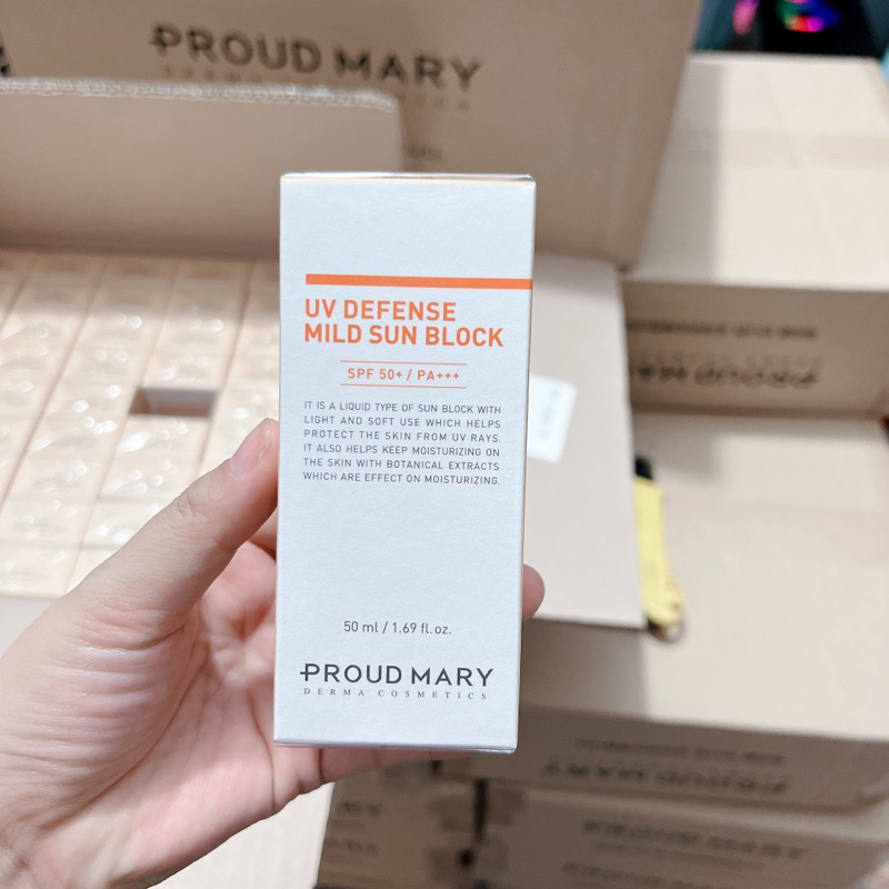 Kem chống nắng UV DEFENSE MILD SUN BLOCK SPF50+ PA+++ 50ml - PROUD MARY