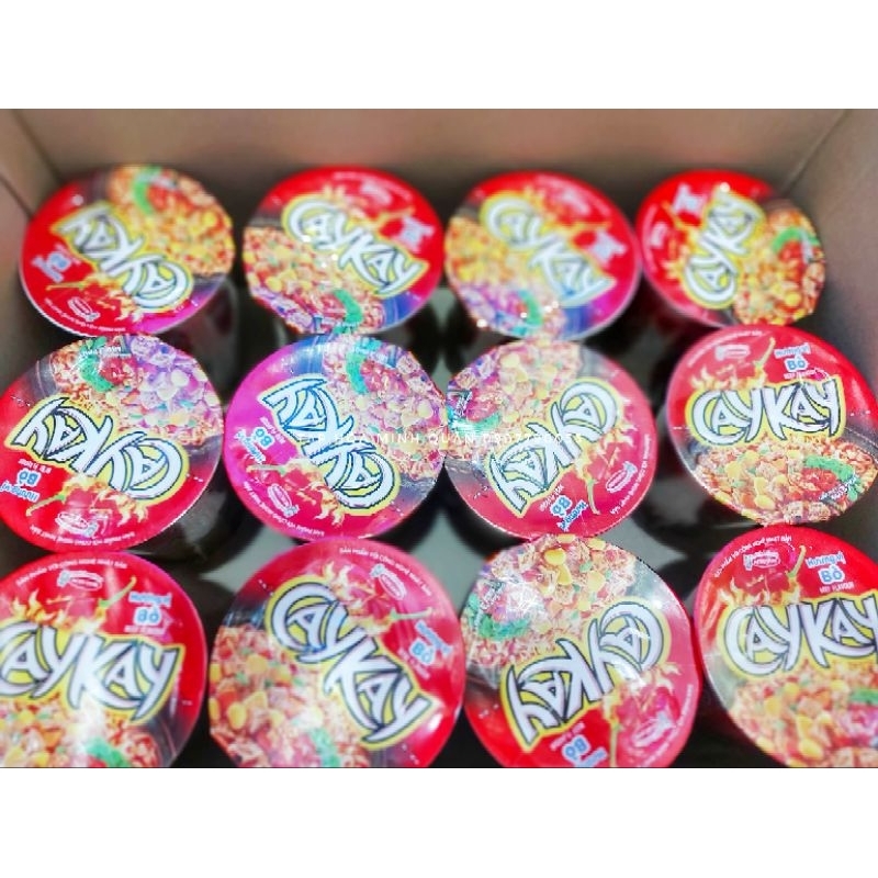 MÌ LY CAYKAY VỊ BÒ/KIM CHI - 66G