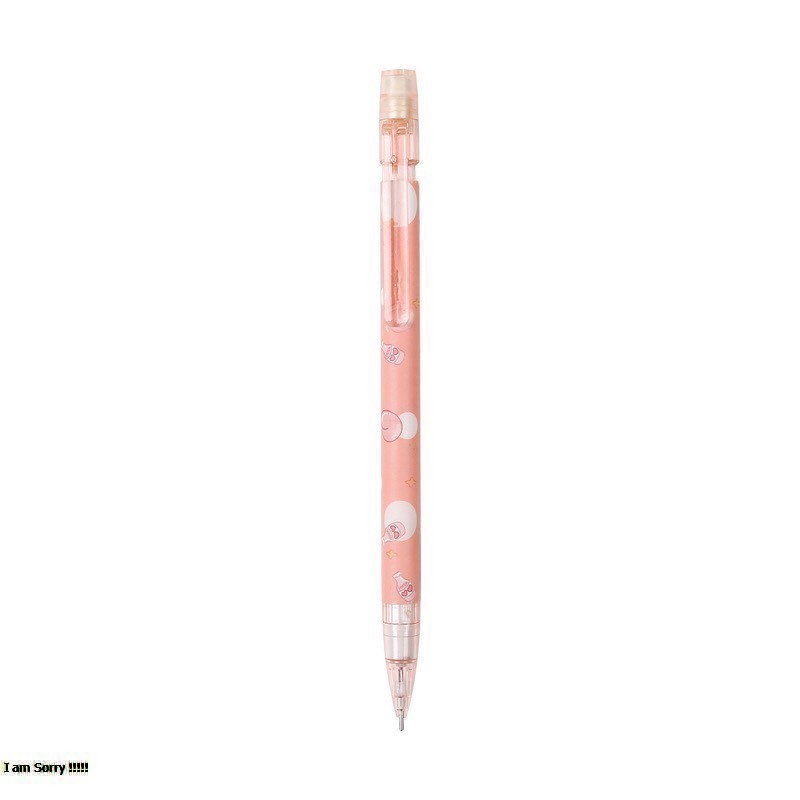 Set 4 Bút Chì Kim Bấm 2B Ngòi 0.5MM Kèm Ngòi Hoạt Hình Cute