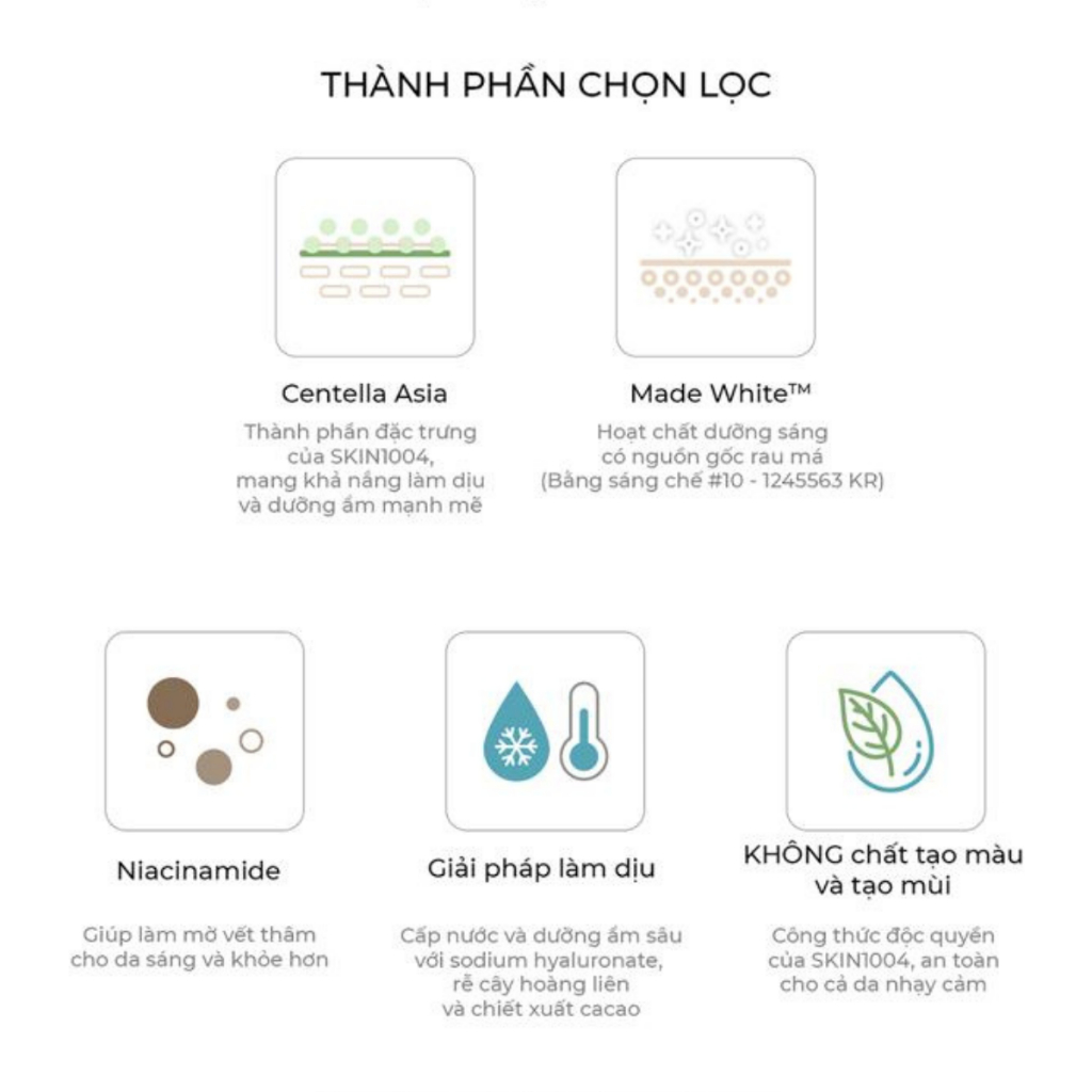 Kem chống nắng centella Skin1004 Madagascar Centella Air-Fit Sun cream Plus SPF50+ PA++++ chính hãng Hàn Quốc | Mmall_vn