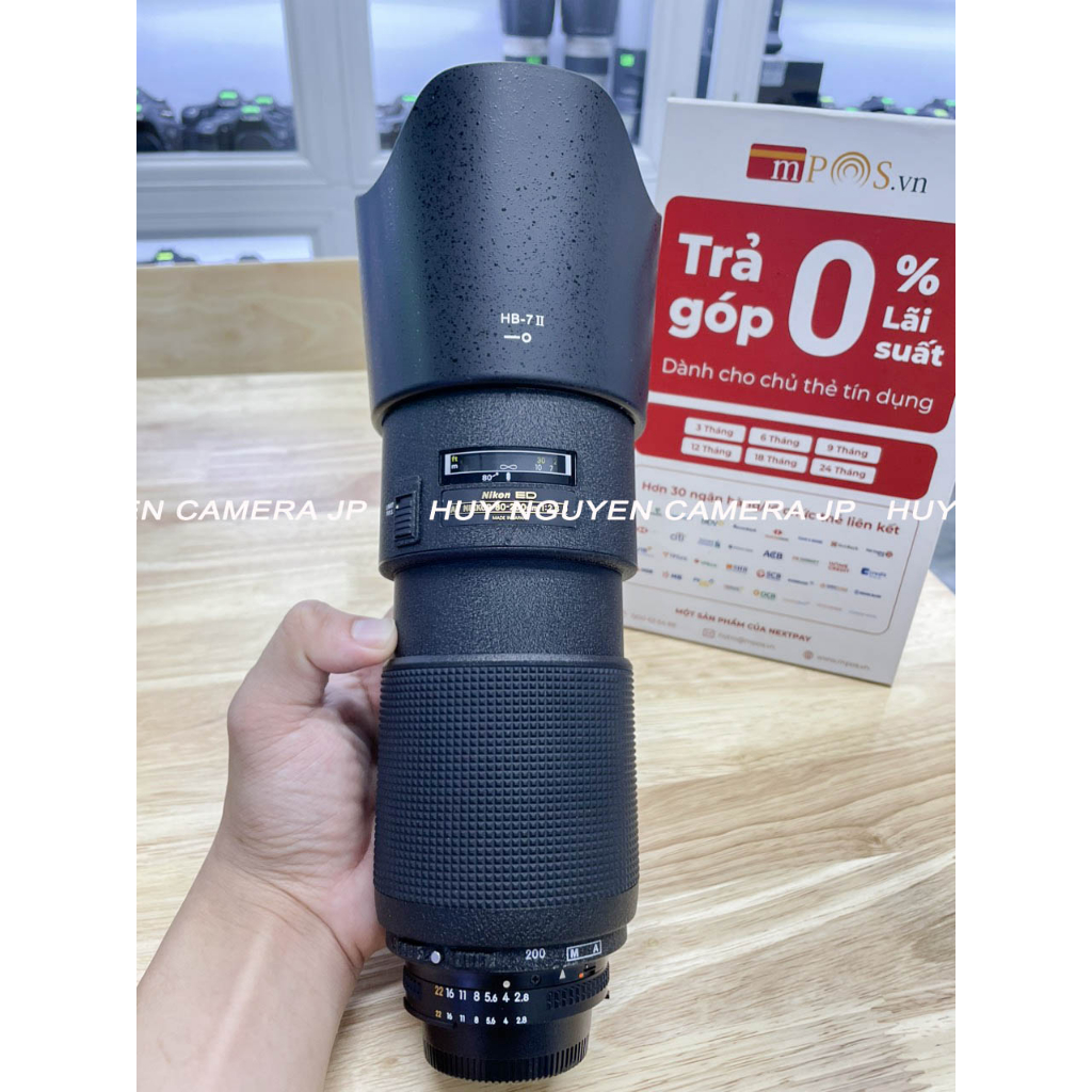 ỐNG KÍNH NIKON 80 200 F2.8 ĐỜI 2 ĐẸP 99%