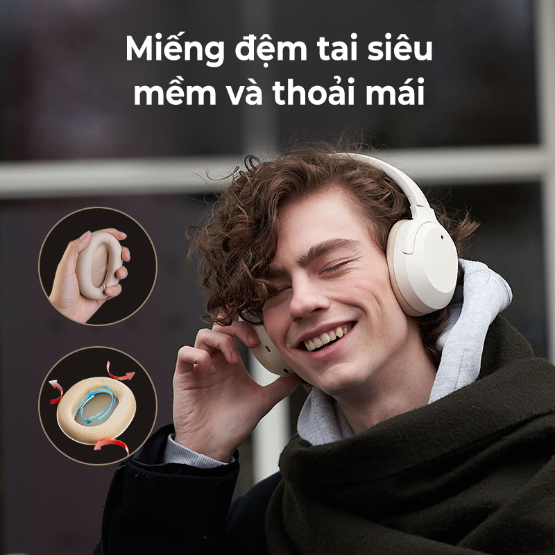 Tai Nghe Bluetooth Headphone    Edifier W820NB PLUS   thoáng khíthoảimái