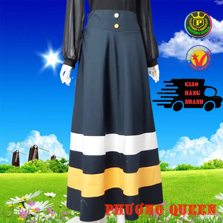 V5 Váy phối màu độc đáo, đẹp. Váy chống nắng thời trang cao cấp đẹp Phượng Queen, vải dày chống nắng tốt, che phủ rộng.
