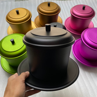 Phin cafe lớn mạ màu pha 350g bột cà phê