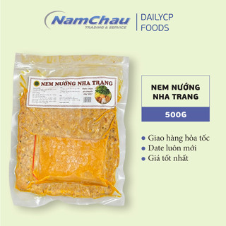 Nem nướng Nha Trang nguyên phên 500gr kèm sốt chấm gia truyền [HN giao hàng hỏa tốc]