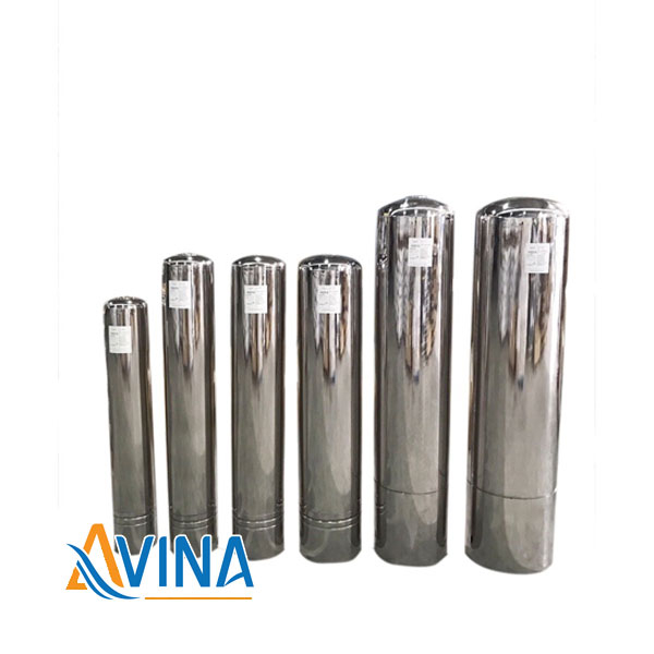 Cột lọc nước inox SUS 304 chất lượng cao - thiết bị dùng cho các hệ thống lọc nước công nghiệp, gia đình