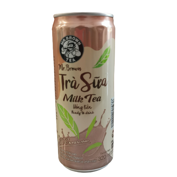 Thùng 24 lon trà sữa MR BROWN đài loan 320ml / Lốc 6 lon trà sữa MR.BROWN đài loan 320ml