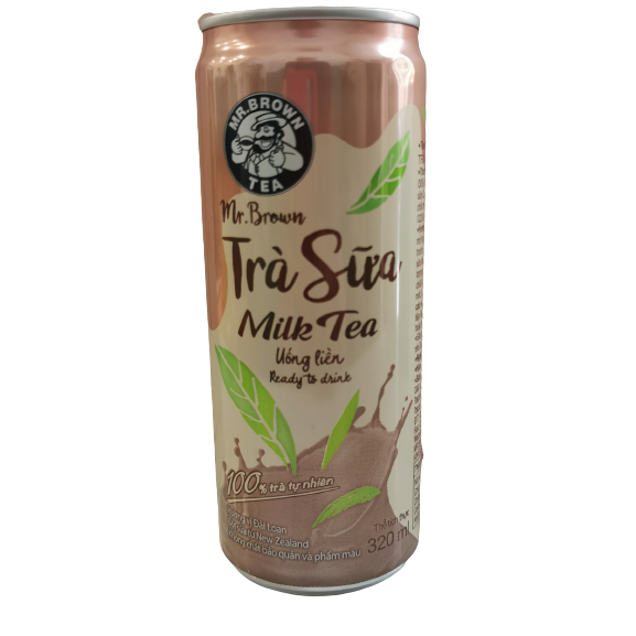 Thùng 24 lon trà sữa MR BROWN đài loan 320ml / Lốc 6 lon trà sữa MR.BROWN đài loan 320ml