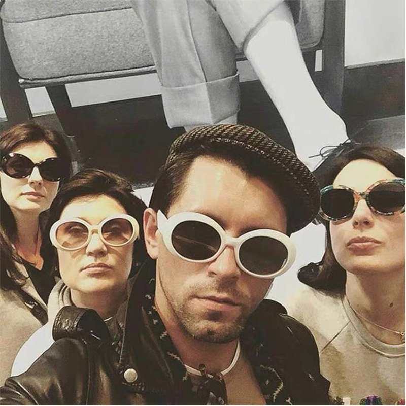 Kính râm mát thời trang Jennie Hàn Quốc mắt kính không độ chống UV400 và tia bức xạ siêu hit hot đẹp giá rẻ HANASO 203