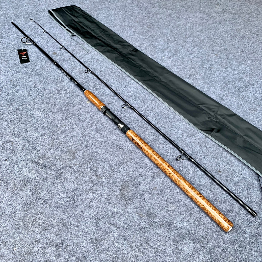 Cần câu cá cán gỗ TORO Tamaraw carbon ngọn 2li8 chuyên câu lăng xê - câu sông - câu hồ