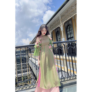Áo dài cách tân nhẹ nhàng siêu hot