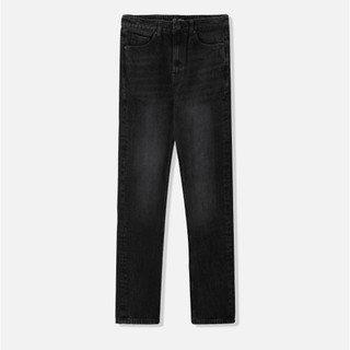 Fnos | quần regular jeans essential black vintag - rg3