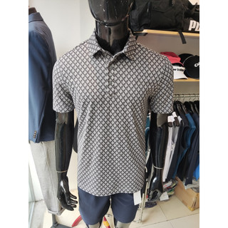 Áo phông golf nam LynnX vải co dãn vân áo monogram