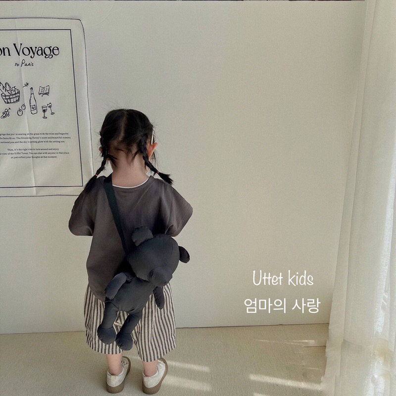 TÚI ĐEO CHÉO STYLE HÀN QUỐC HÌNH GẤU LÊN HÌNH RẤT ĐẸP