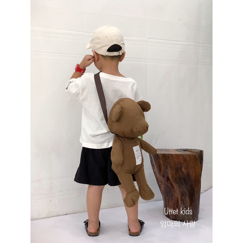 TÚI ĐEO CHÉO STYLE HÀN QUỐC HÌNH GẤU LÊN HÌNH RẤT ĐẸP