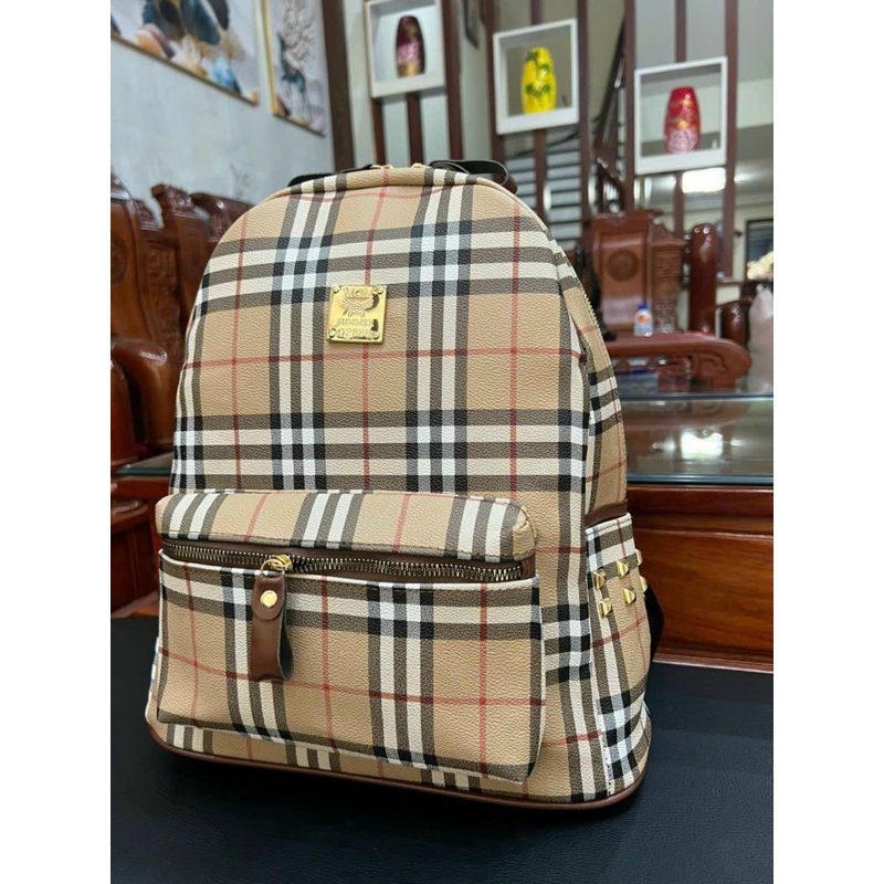 Balo nữ nam đi học đi chơi BBR da pu cao cấp size 40 bảo hành 3 tháng