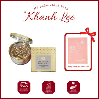 VIÊN COLLAGEN TƯƠI - AMMUD MULTI VITA AMPOULE HÀN QUỐC Mẫu mới nắp vặn date 2026