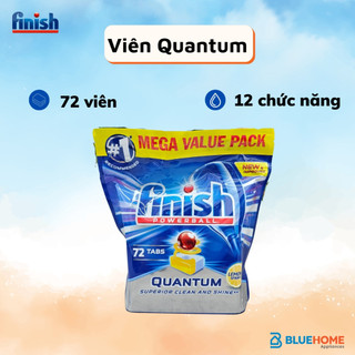 Viên rửa bát Finish quantum 72viên