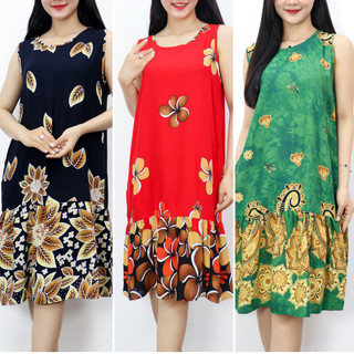 Đầm mặc nhà trung niên bigsize vải tole lanh AMYRA cho mẹ,cho bà dáng suông đuôi cá rộng mát mẻ, thoải mái VA052