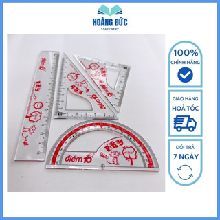Thước bộ điểm 10 sr-09/do, sr-012 - 4 món - hoàng đức